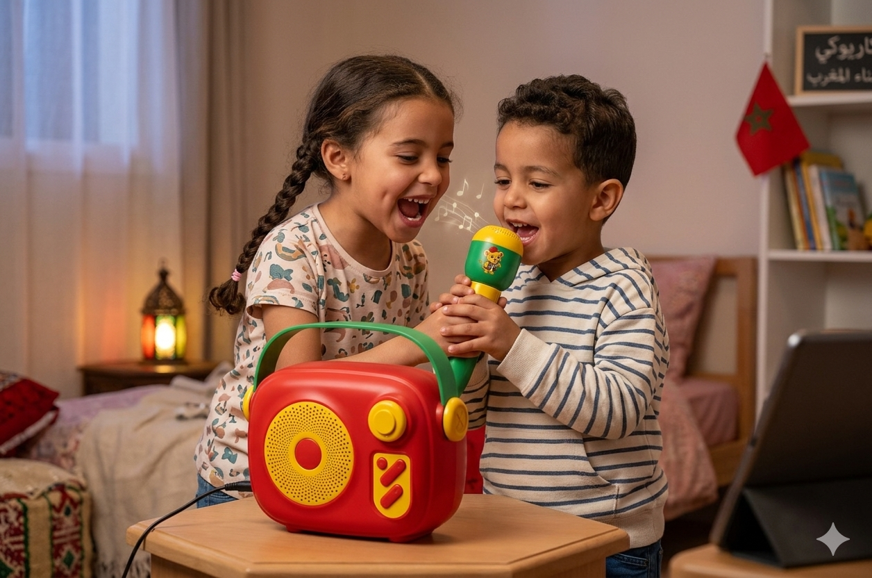 Enfants avec Ghanni Li